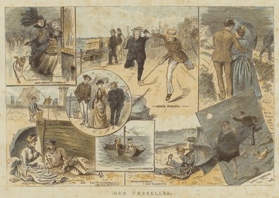 Esernyőink (chromolitho) alkotó: William Ralston